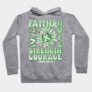 Achalasia Awareness - Sunflower strong faith love Hoodie